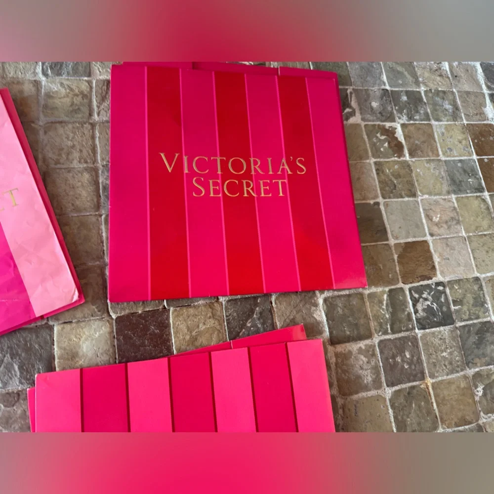 Victoria's Secret Pink and Red gift bags